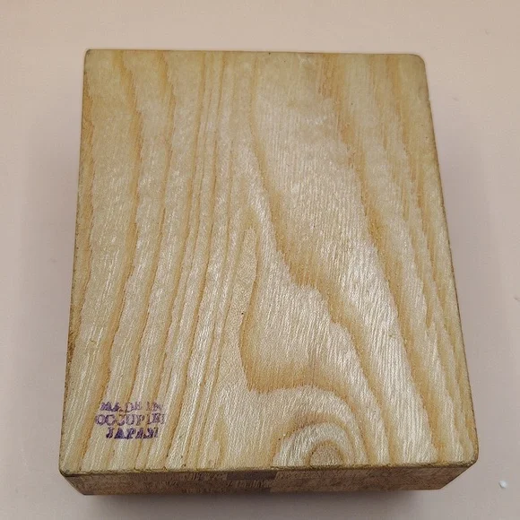 Vintage SCOTTY DOGS Inlaid Wood Case With Rolltop Articulated Lid JAPAN - Picture 7 of 8